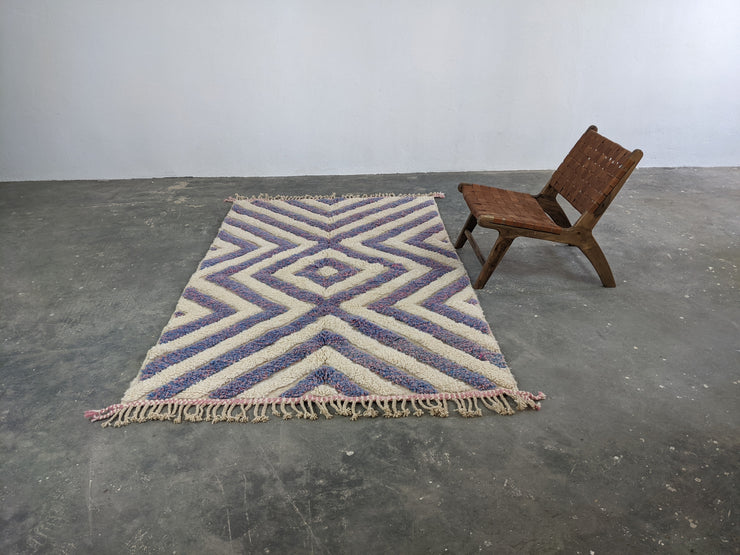 Beni Ouarain Rug, 255 x 155 cm || 8,37 x 5,09 feet, MS-351