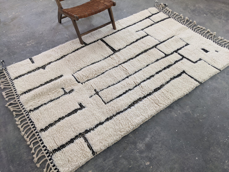 Tappeto Beni Ouarain, 255 x 155 cm || 8,37 x 5,09 piedi, MS-353