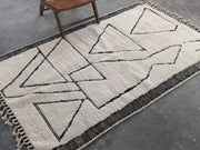 Beni Ouarain Rug, 255 x 165 cm || 8,37 x 5,41 feet, MS-355