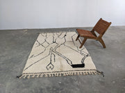 Beni Ouarain Rug, 250 x 150 cm || 8,2 x 4,92 feet, MS-372