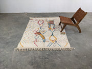 Handmade Azilal Rug, 235 x 155 cm || 7,71 x 5,09 feet, AZ-248