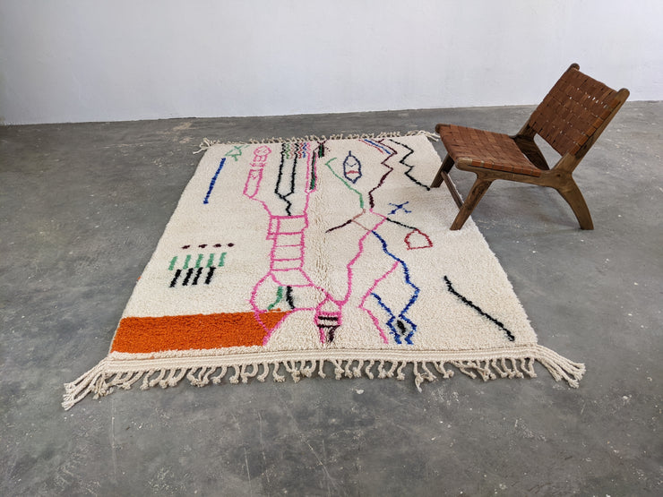 Handmade Azilal Rug, 255 x 175 cm || 8,37 x 5,74 feet, AZ-250