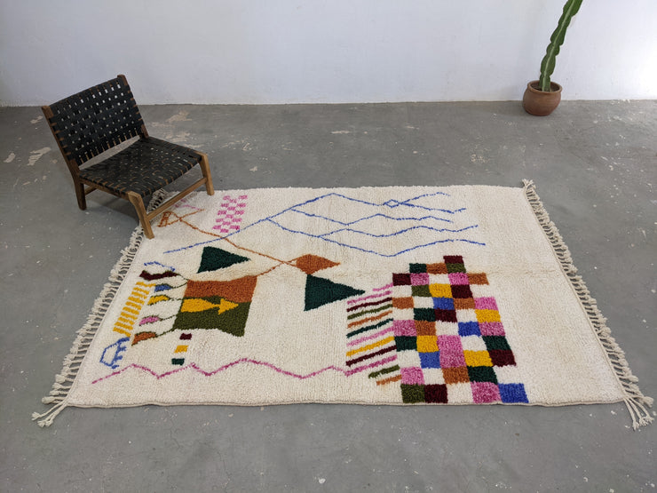 Handmade Azilal Rug, 250 x 175 cm, AZO-362