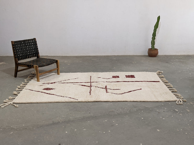 Beni Ouarain Rug, 248 x 159 cm, MSO-511