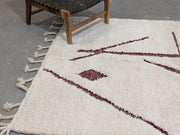 Beni Ouarain Rug, 248 x 159 cm, MSO-511