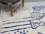 Handmade Azilal Rug, 257 x 148 cm, AZO-401