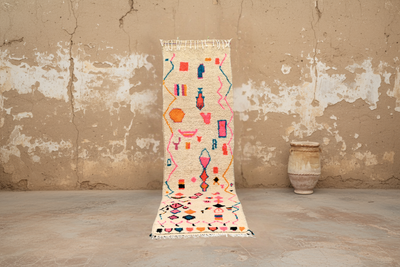Handmade Azilal Rug, 315 x 85 cm, RO-201