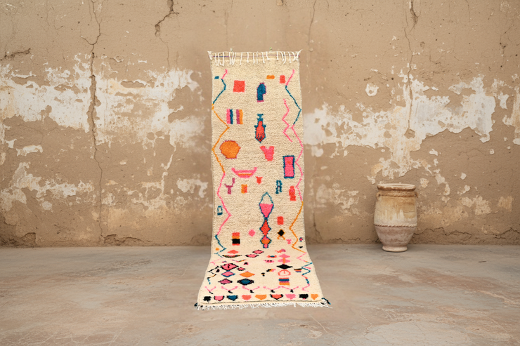 Handmade Azilal Rug, 315 x 85 cm, RO-201