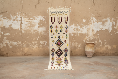 Handmade Azilal Rug, 295 x 70 cm, RO-206