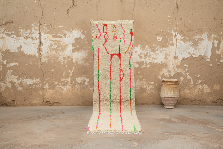 Tappeto Azilal Fatto a Mano, 305 x 80 cm, RO-208