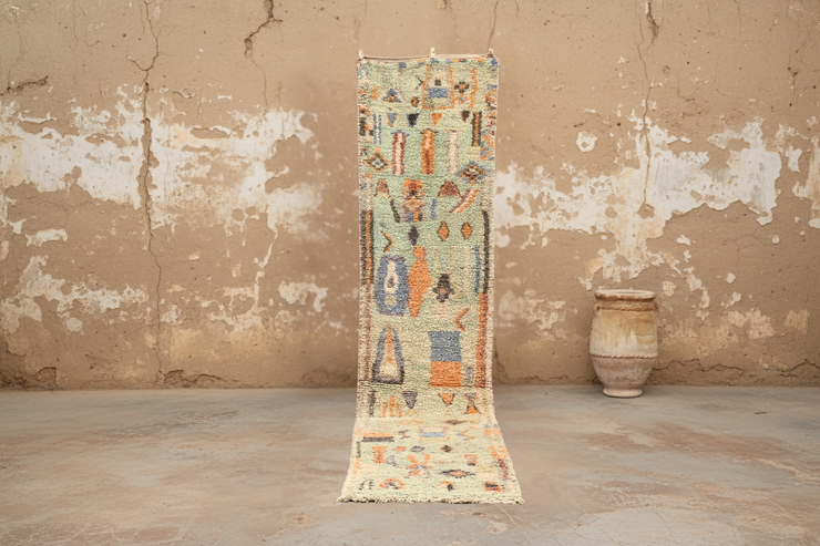 Handmade Azilal Rug, 320 x 67 cm, RO-209