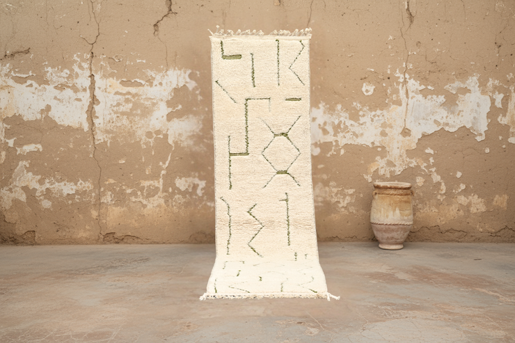 Beni Ouarain Rug, 300 x 80 cm, RO-211