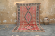 Vintage 1970s Boujaad Rug, 330 x 185 cm, V-138