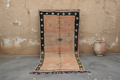 Vintage 1970s Boujaad Rug, 315 x 155 cm, V-140