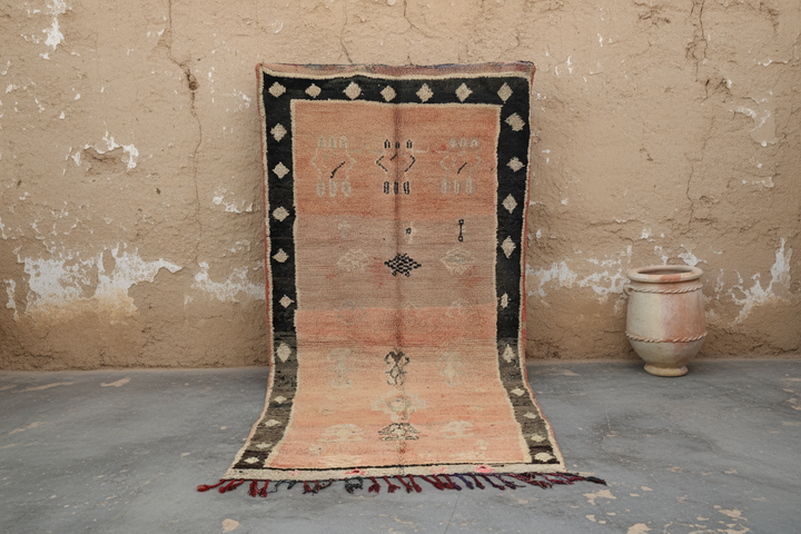 Vintage 1970-talls Boujaad-teppe, 315 x 155 cm, V-140
