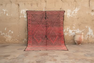 Vintage 1970s Beni M’Guild Rug, 266 x 190 cm, V-144
