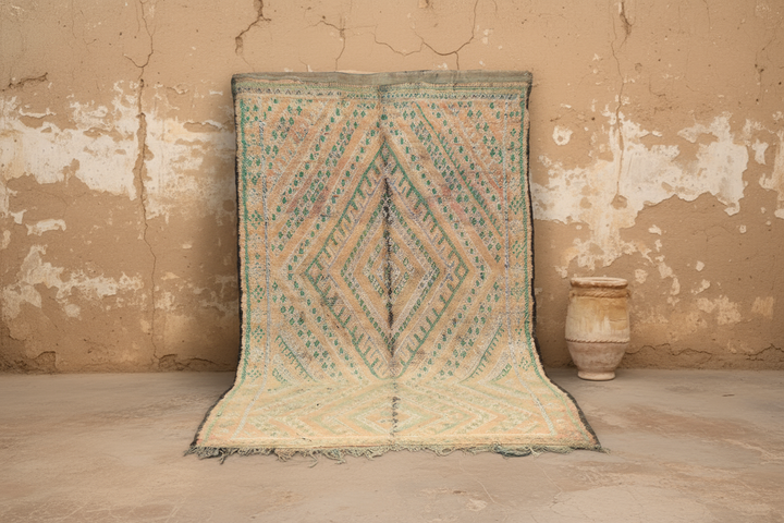 Vintage 1970-talls Beni M’Guild-teppe, 295 x 185 cm, V-128