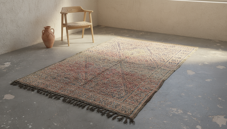 Vintage 1970s Beni M’Guild Rug, 290 x 180 cm, V-163