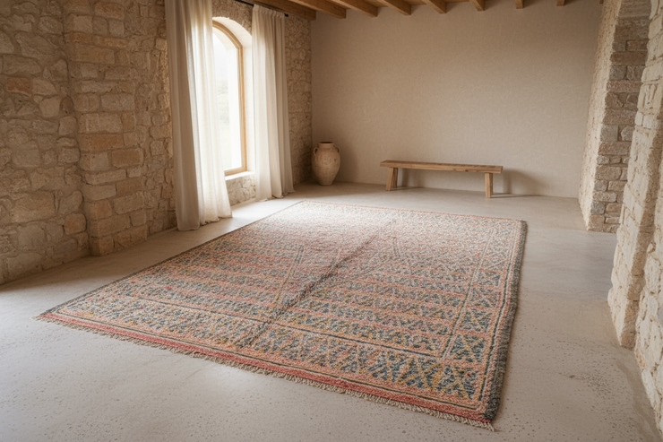 Vintage 1970s Beni M’Guild Rug, 335 x 200 cm, V-146