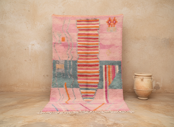 Håndlavet Azilal Tæppe, 260 x 160 cm, AZO-693