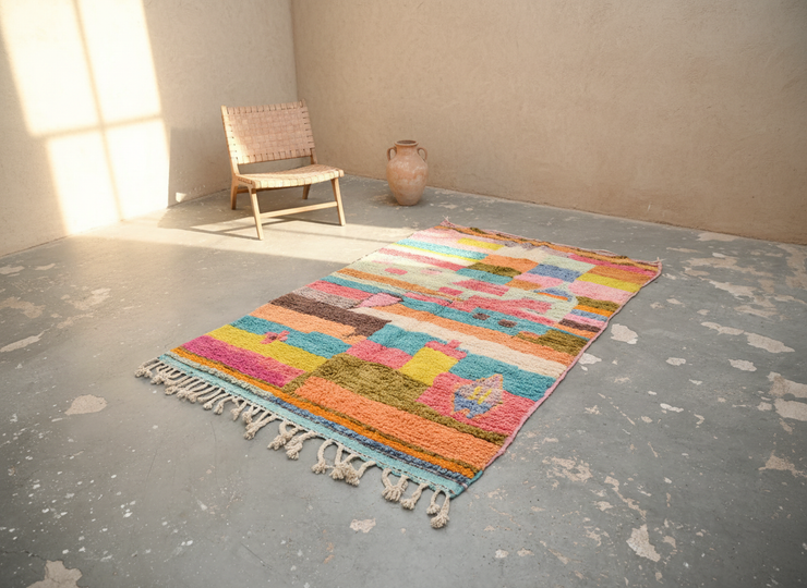 Håndlavet Azilal Tæppe, 260 x 160 cm, AZO-692