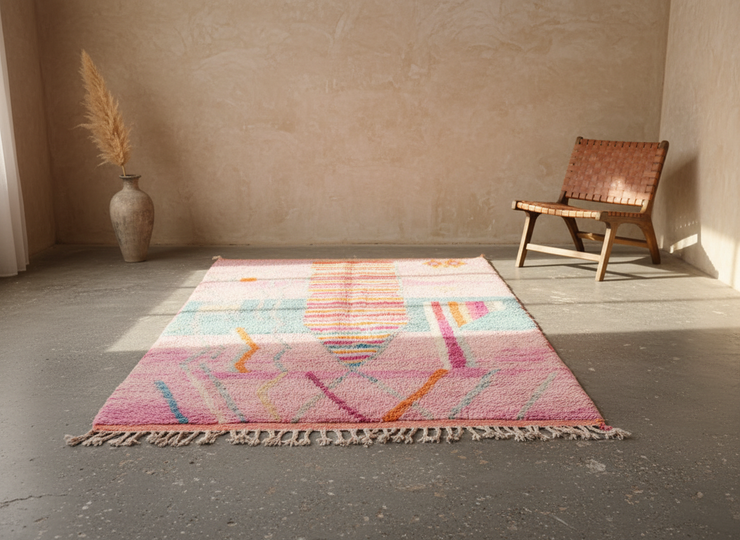 Håndlavet Azilal Tæppe, 260 x 160 cm, AZO-693