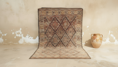 Vintage 1970s Beni M’Guild Rug, 325 x 190 cm, V-210