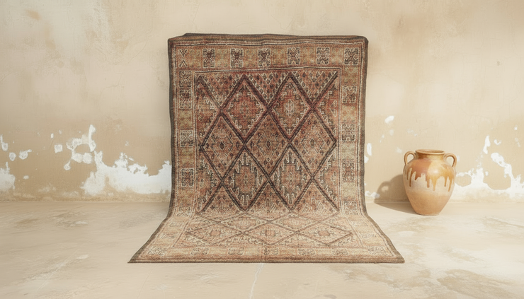 Vintage 1970s Beni M’Guild Rug, 325 x 190 cm, V-210