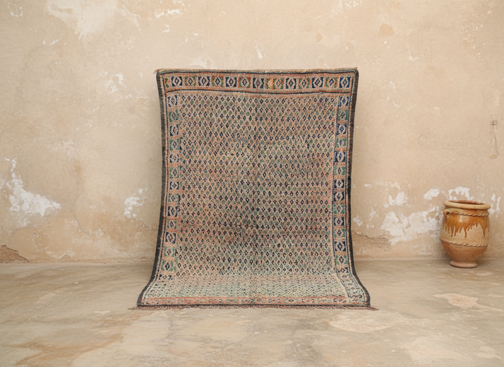Vintage 1970-talls Beni M’Guild-teppe, 285 x 195 cm, V-252