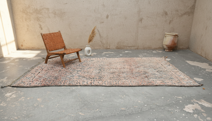 Alfombra vintage Beni M’Guild de los años 70, 335 x 195 cm, VD-267