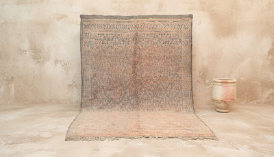 Vintage 1970'erne Beni M’Guild Tæppe, 315 x 210 cm, V-203