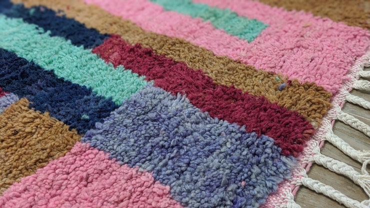 Handmade Azilal rug, 255 x 160 cm || 8.37 x 5.25 feet - KENZA & CO