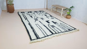Beni Ouarain rug, 275 x 155 cm || 9.02 x 5.09 feet - KENZA & CO