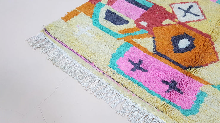 Handmade Azilal rug, 275 x 165 cm || 9.02 x 5.41 feet - KENZA & CO