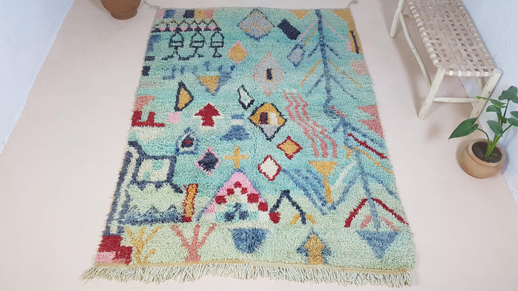 Handmade Azilal rug, 250 x 170 cm || 8.2 x 5.58 feet - KENZA & CO