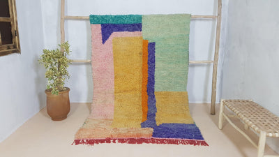 Handmade Azilal rug, 235 x 160 cm || 7.71 x 5.25 feet - KENZA & CO