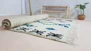 Handmade Azilal rug, 245 x 140 cm || 8.04 x 4.59 feet - KENZA & CO