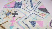 Handmade Azilal rug, 220 x 130 cm || 7.22 x 4.27 feet - KENZA & CO