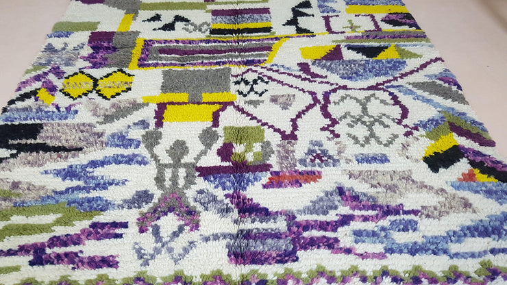 Handmade Azilal rug, 235 x 140 cm || 7.71 x 4.59 feet - KENZA & CO