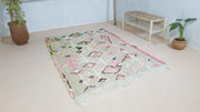 Handmade Azilal rug, 220 x 150 cm || 7.22 x 4.92 feet - KENZA & CO