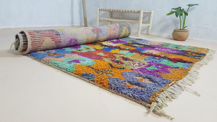Handmade Azilal rug, 255 x 155 cm || 8.37 x 5.09 feet - KENZA & CO