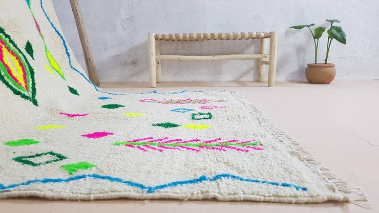 RESERVED FOR NEUSA || Handmade Azilal rug, 260 x 145 cm || 8.53 x 4.76 feet - KENZA & CO