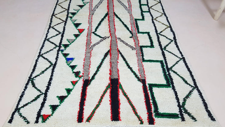 Handmade Azilal rug, 235 x 135 cm || 7.71 x 4.43 feet - KENZA & CO