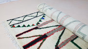 Handmade Azilal rug, 235 x 135 cm || 7.71 x 4.43 feet - KENZA & CO