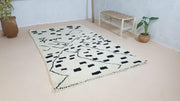 Beni Ouarain rug, 260 x 150 cm || 8.53 x 4.92 feet - KENZA & CO