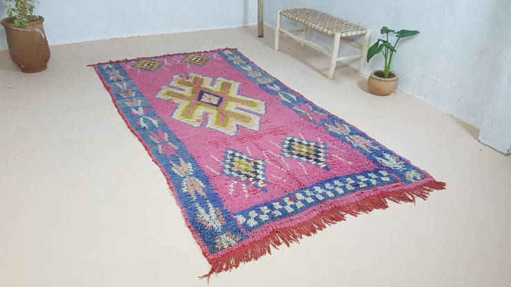 Vintage Boujaad rug, 275 x 145 cm || 9.02 x 4.76 feet - KENZA & CO