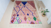 Large Azilal rug, 295 x 200 cm || 9.68 x 6.56 feet - KENZA & CO