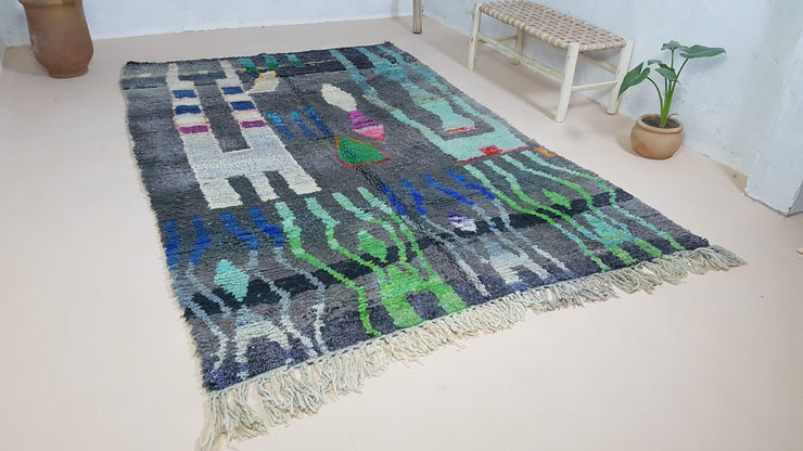 Large Azilal rug, 290 x 190 cm || 9.51 x 6.23 feet - KENZA & CO