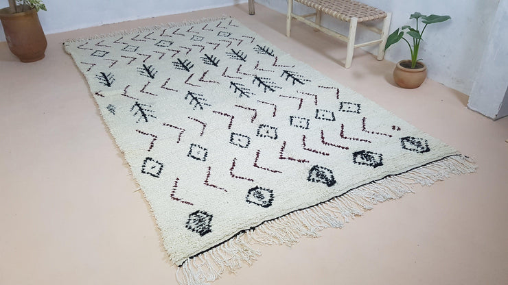 Large Azilal rug, 320 x 175 cm || 10.5 x 5.74 feet - KENZA & CO
