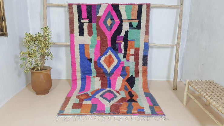 Modern Boujaad rug, 260 x 150 cm || 8.53 x 4.92 feet - KENZA & CO
